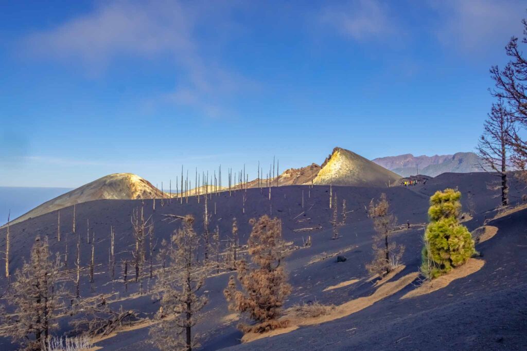 miradores para fotografiar el Volcán Tajogaite