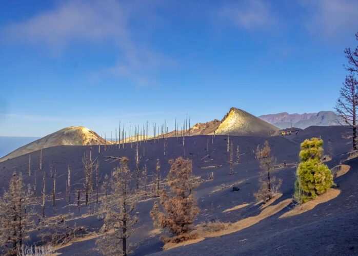 miradores para fotografiar el Volcán Tajogaite